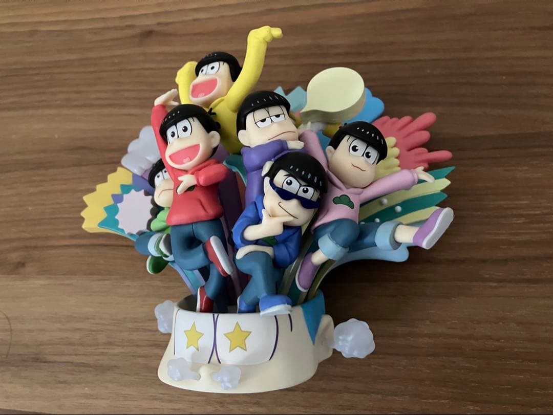 美品 おそ松さん 松野兄弟 ジオラマフィギュア