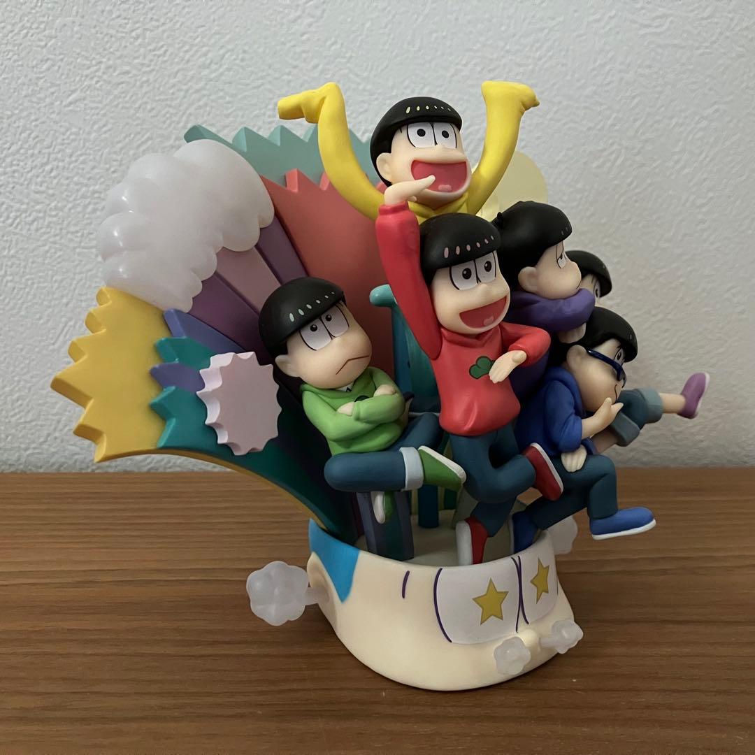 美品 おそ松さん 松野兄弟 ジオラマフィギュア