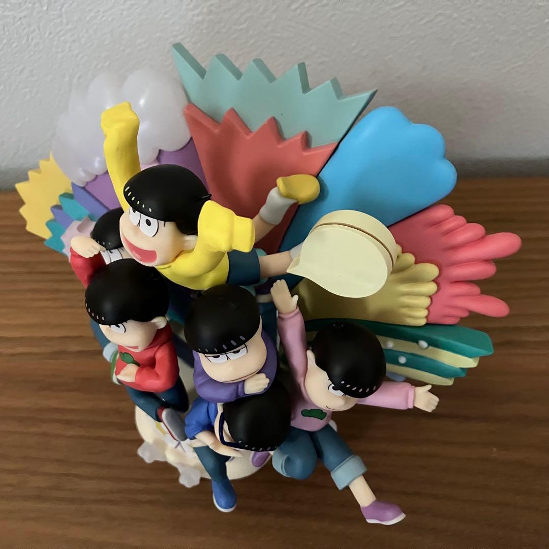 美品 おそ松さん 松野兄弟 ジオラマフィギュア