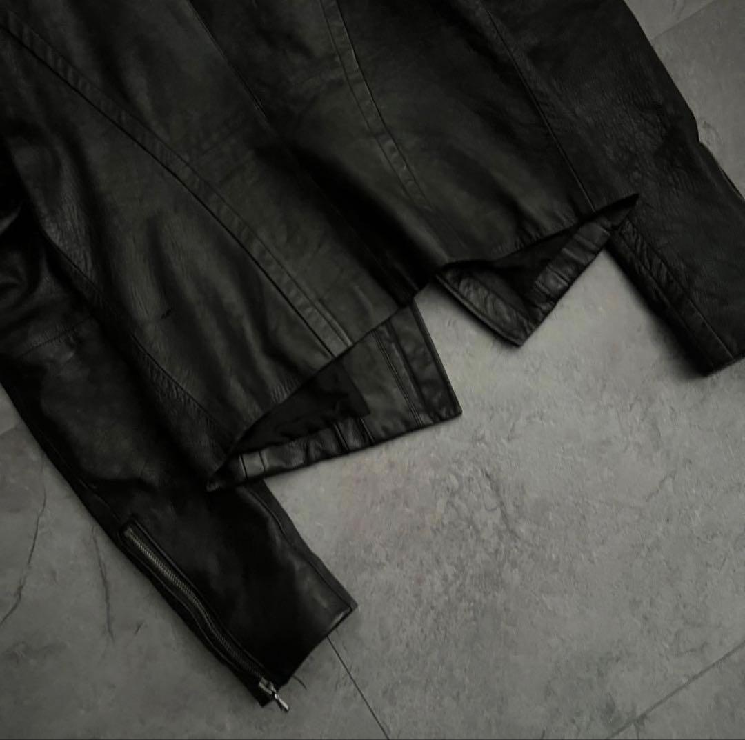 Julius Deformation Leather Jacket