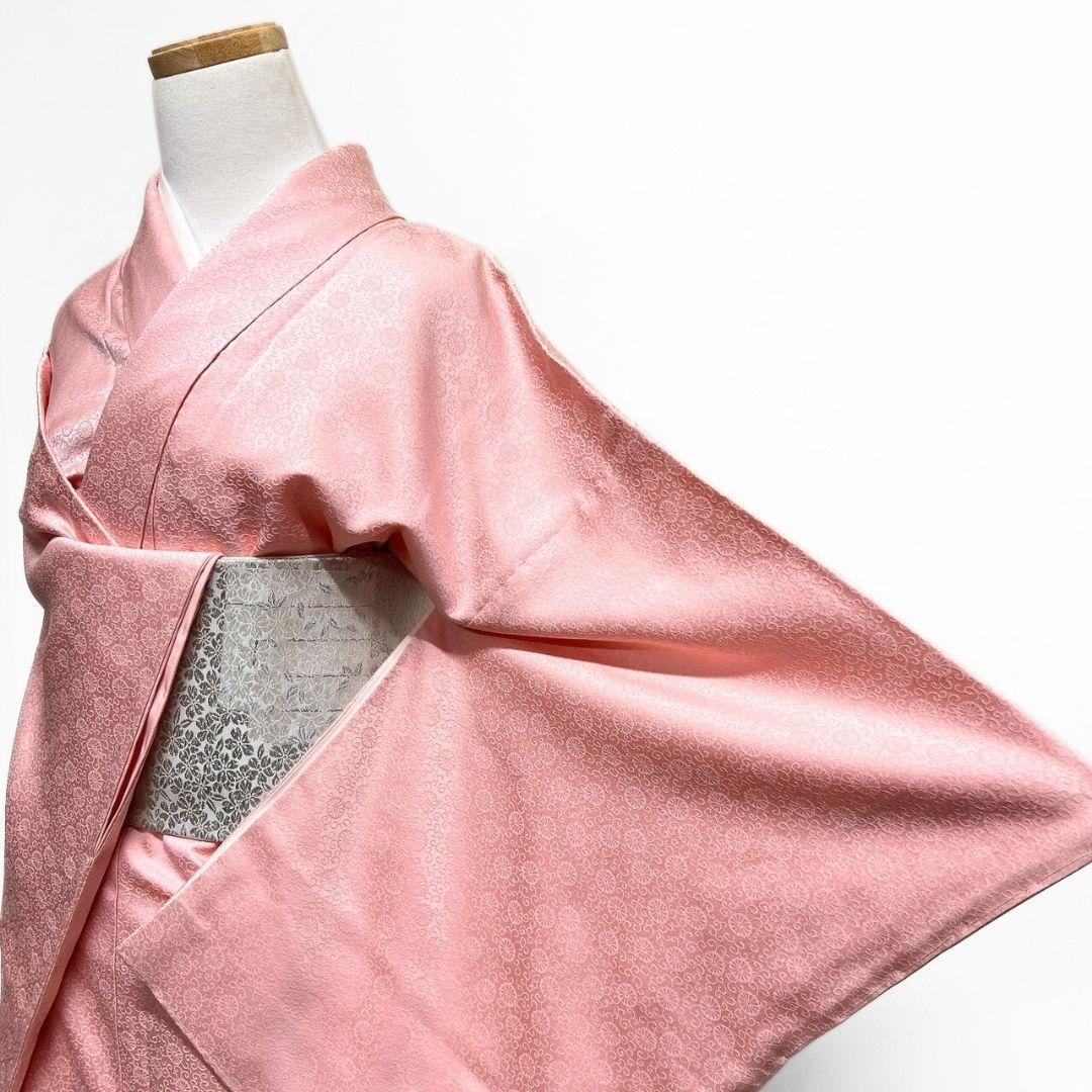 ①塩瀬 9寸名古屋帯 坂井教人 青磁色に舟