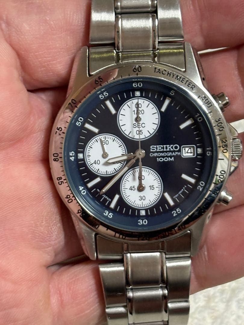 SEIKO クロノグラフ　7T92-0DW0 美品