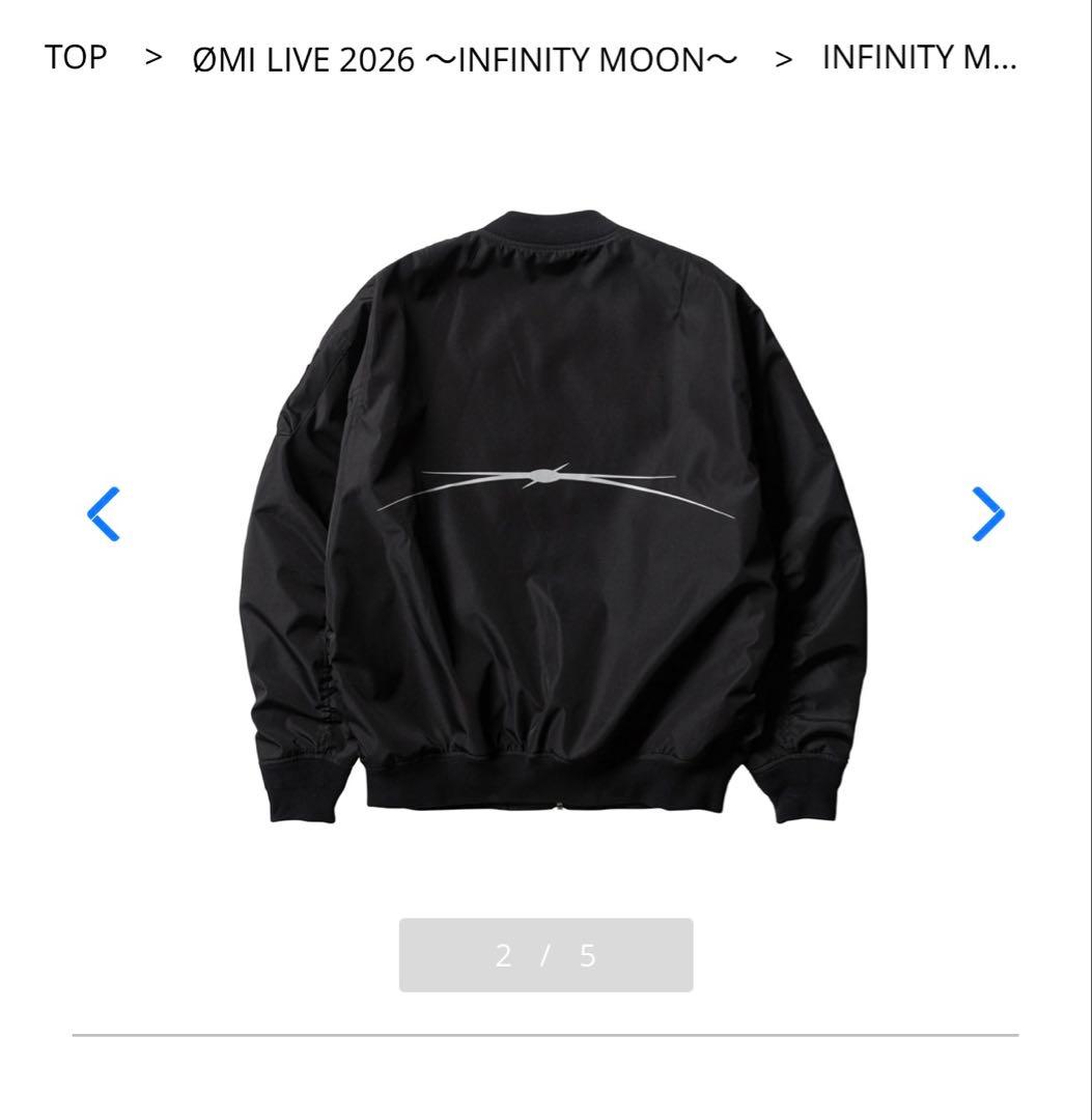 INFINITY MOON MA-1/登坂広臣 OMI - メルカリ