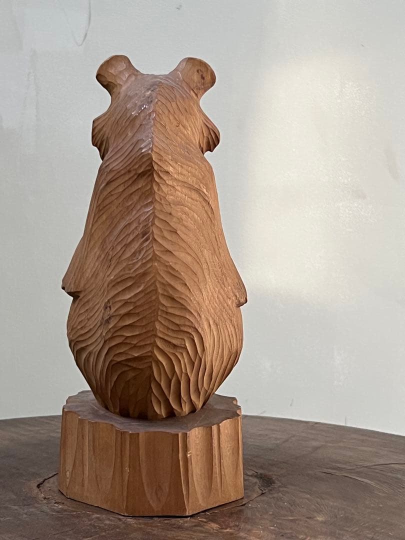 70´sロシア民藝 木彫り熊／ヴィンテージ木彫熊 郷土玩具 農民美術 アイヌ