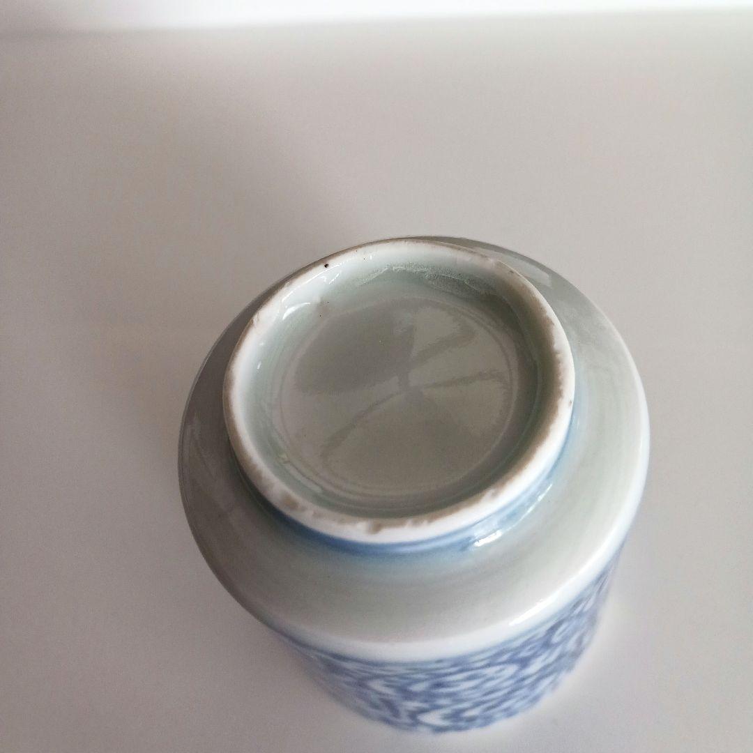古伊万里　蛸唐草　お猪口