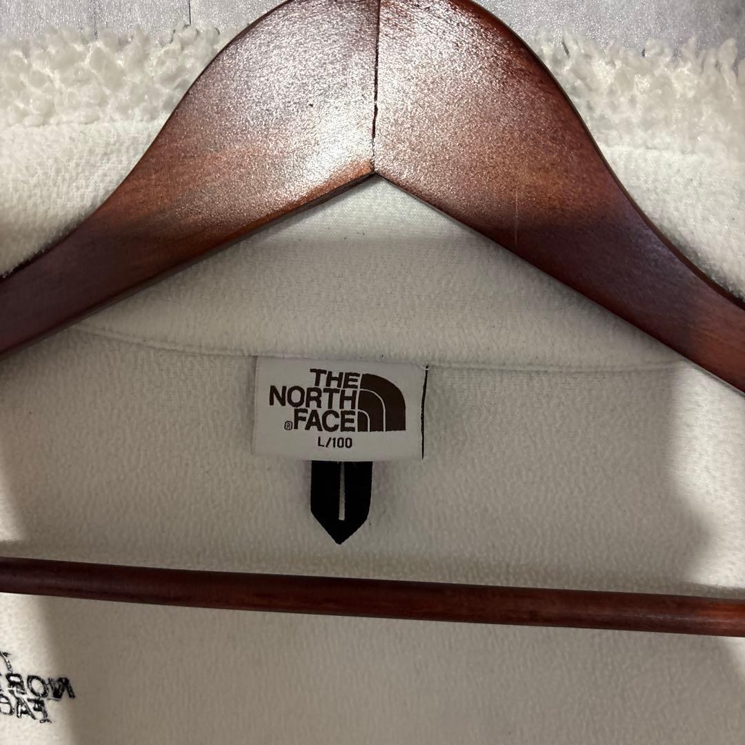 ノースフェイス　白色ボアジャケット　Lサイズ