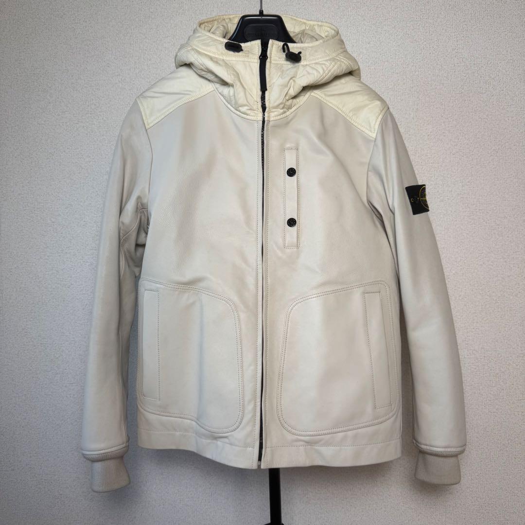 STONE ISLAND 2013AW WAXED SOFT LEATHER M ジャケット・アウター