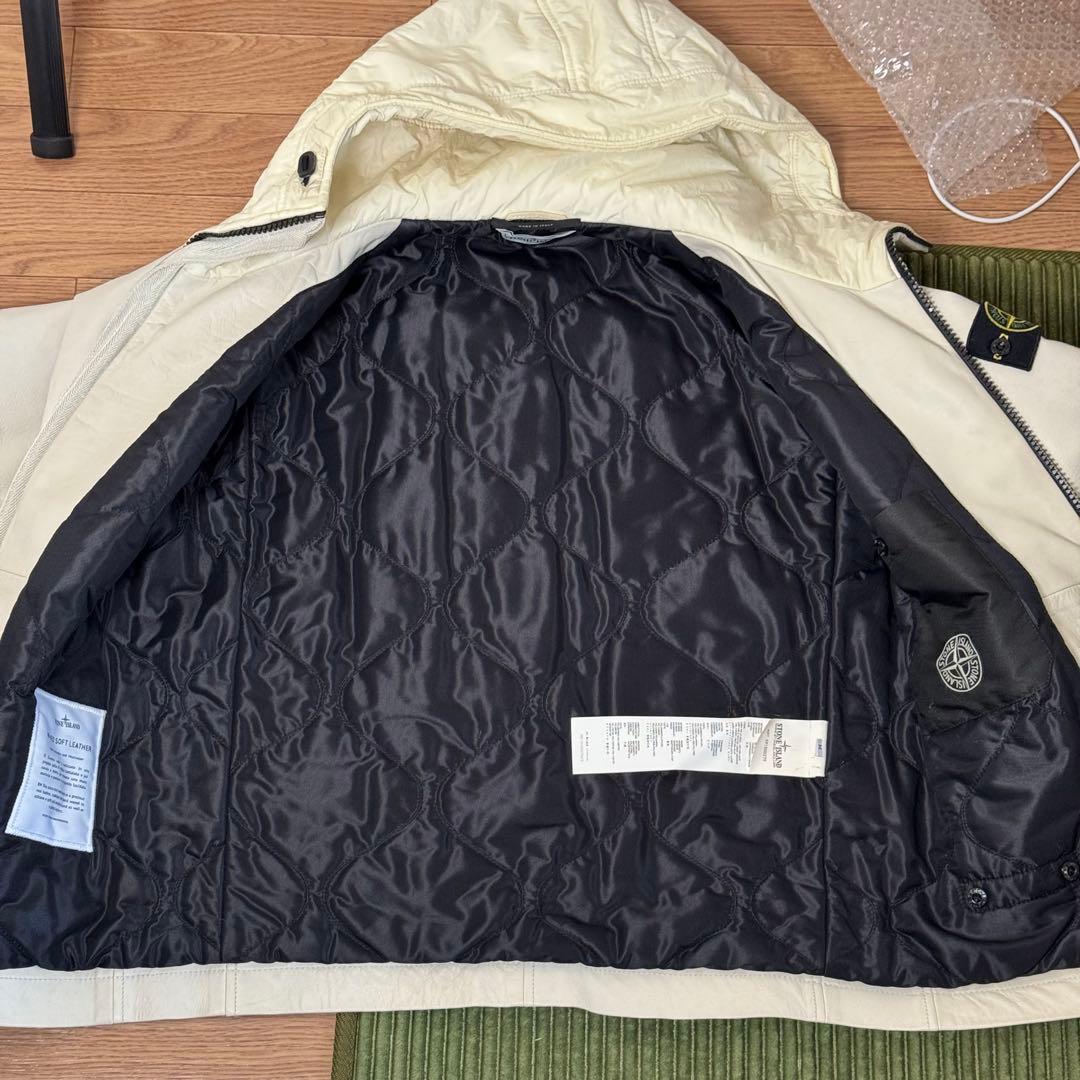 STONE ISLAND 2013AW WAXED SOFT LEATHER M ジャケット・アウター