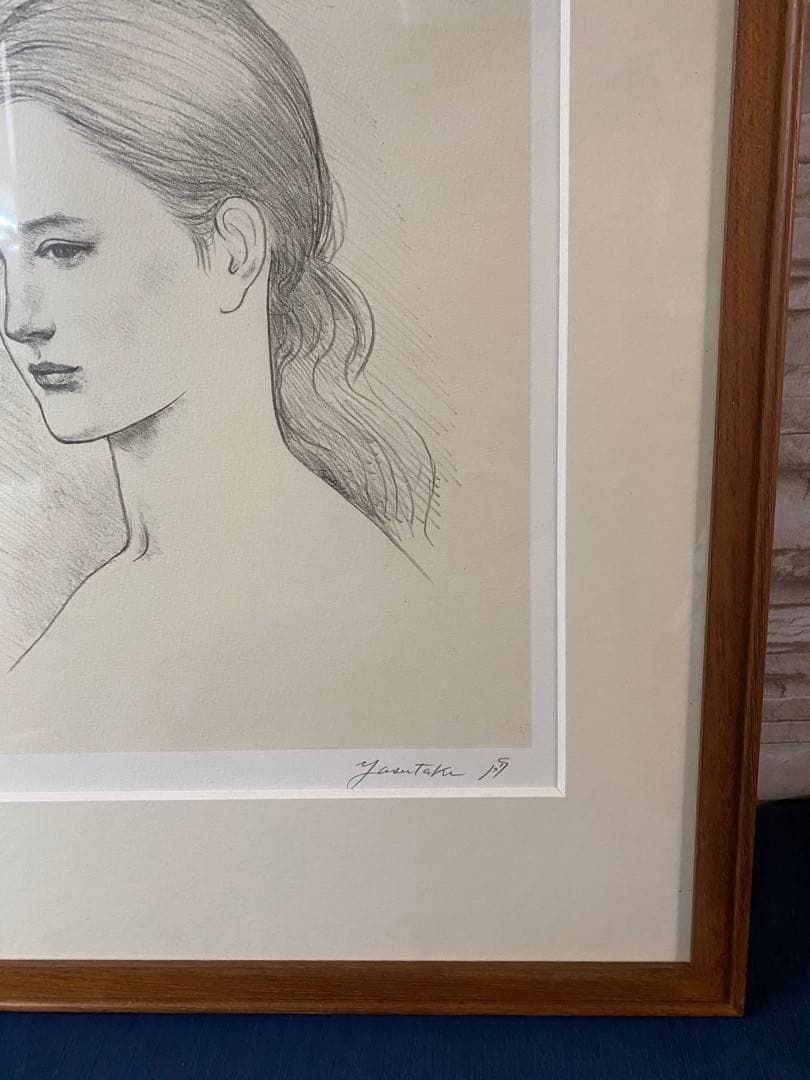 レア 舟越保武「D嬢」リトグラフ E.A 直筆サイン 美人画 - メルカリ