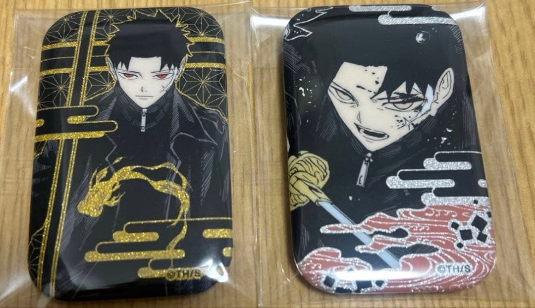 カグラバチ 蒔絵風 スクエア缶バッジコレクション 六平千鉱 ジャンプ