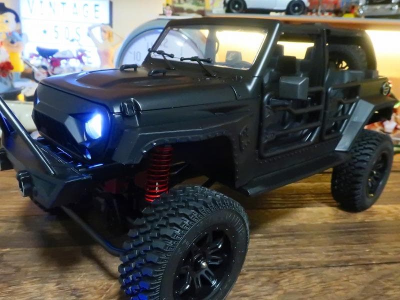 1/12 クローラー ラジコン RC ジープ ラングラー カスタム 塗装済完成品