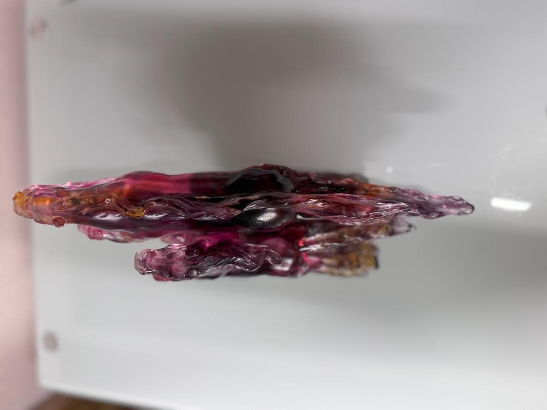 琉璃工房 LIULI 馬 赤 置き物 ガラス