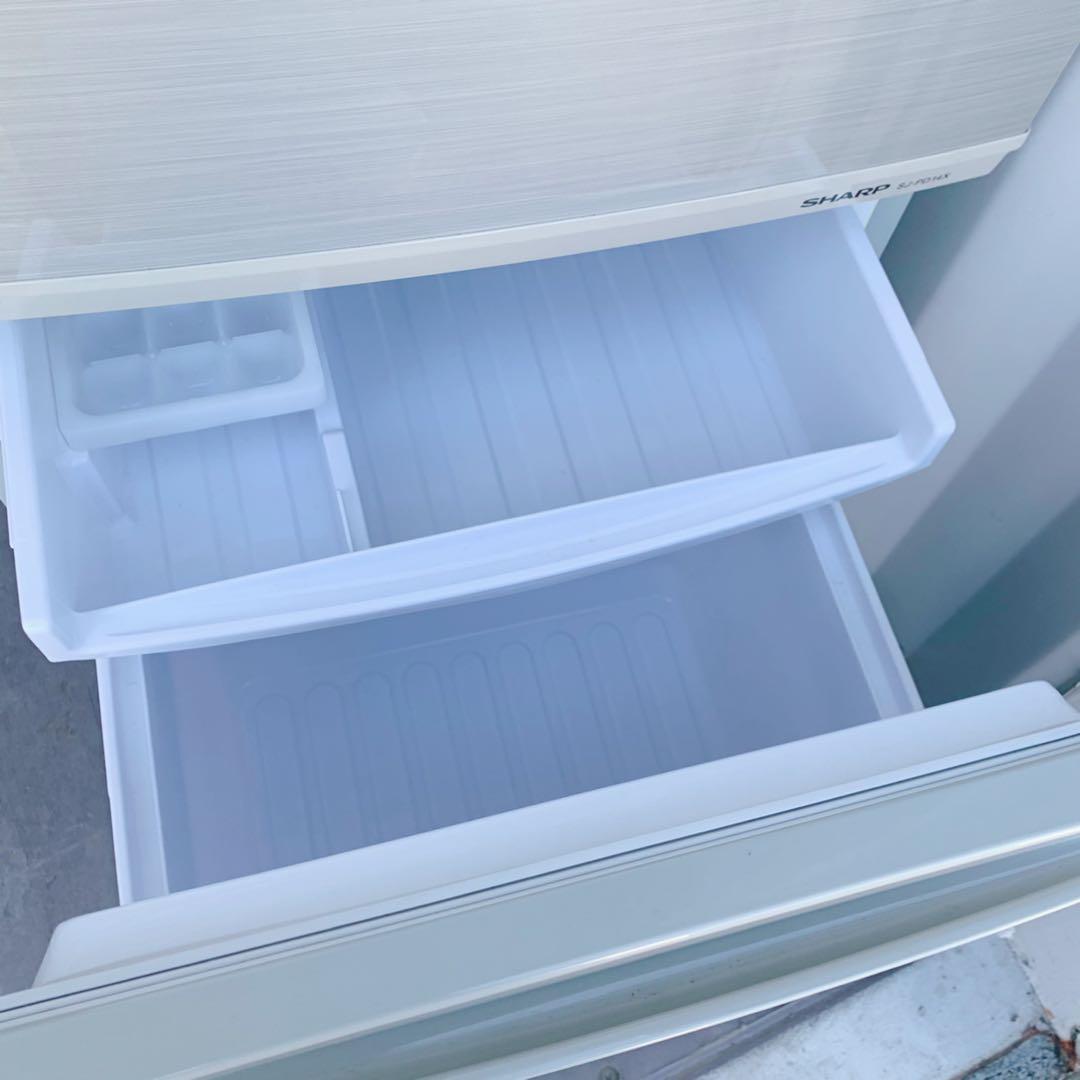 164取付無料！新生活応援！SHARPシルバーインテリア冷蔵庫ヤマダ電機洗濯機