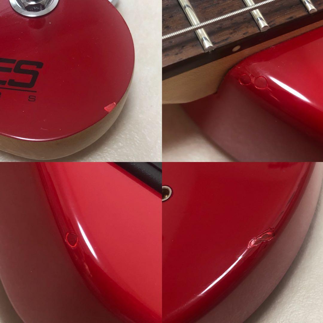 【美品】ZO-3 レッド アンプ内蔵ミニギター 専用ケース付 ぞーさん