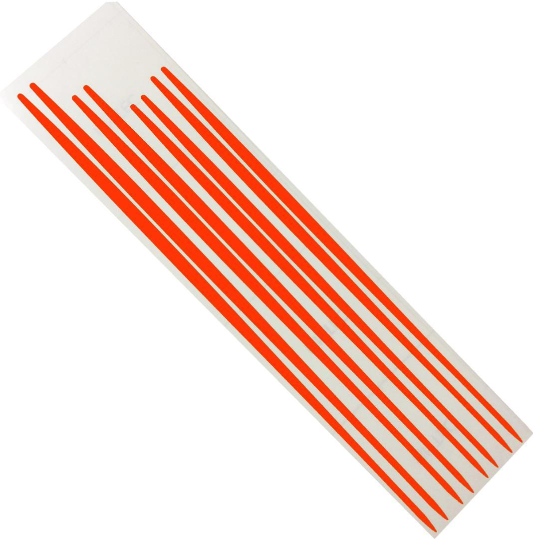 ZX-14R/ZZR1400 サイドフィンデカール オレンジレッド - メルカリ