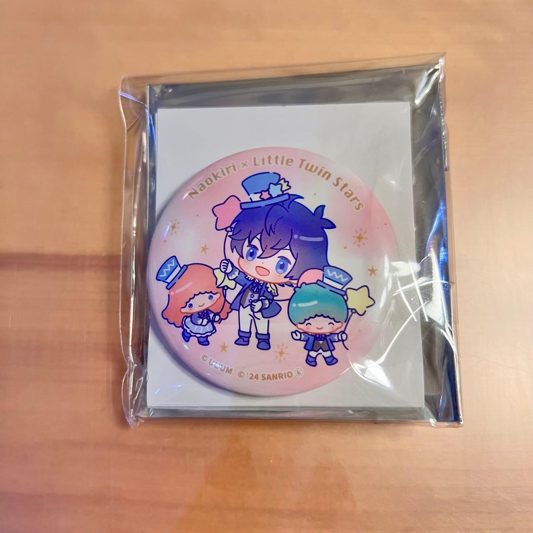 なおきり ミニキャラ 】 缶バッジ サンリオ カラフルピーチ からぴち