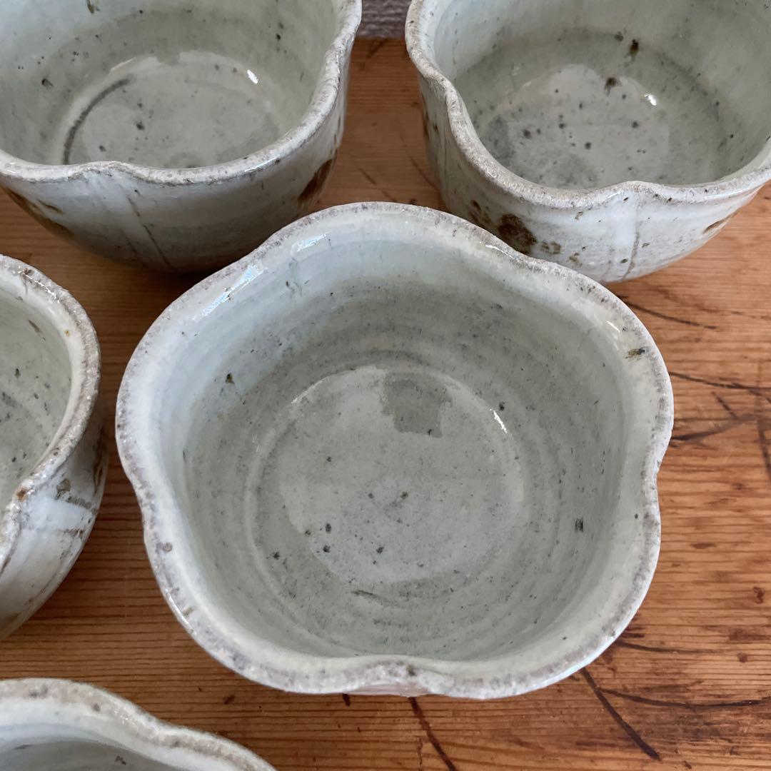 西岡良弘 絵班唐津 向附 6客 茶道具 父 西岡小十 共箱 栞あり - メルカリ