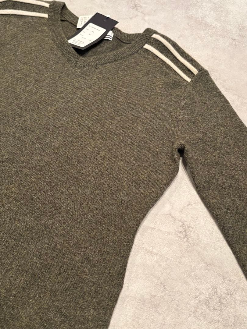 新品未使用 ボーダーズアットバルコニー カシミヤVネックニット 長袖 セーター