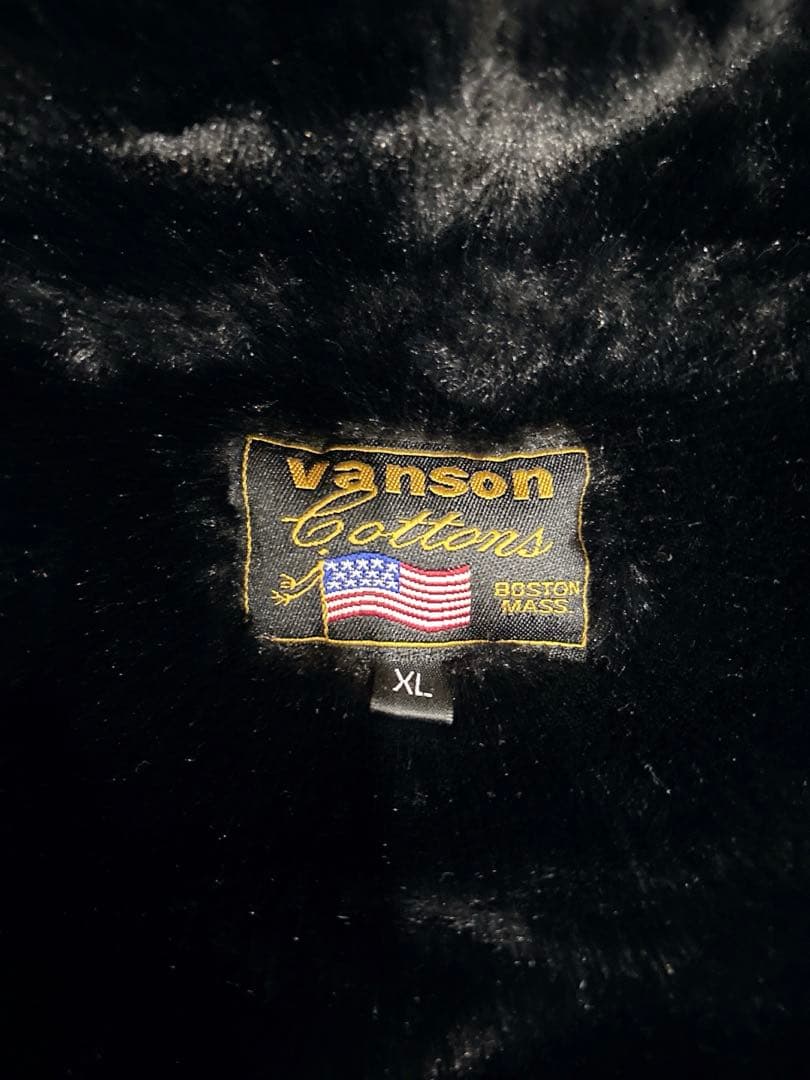 vanson バンソン コーチジャケット XL 黒
