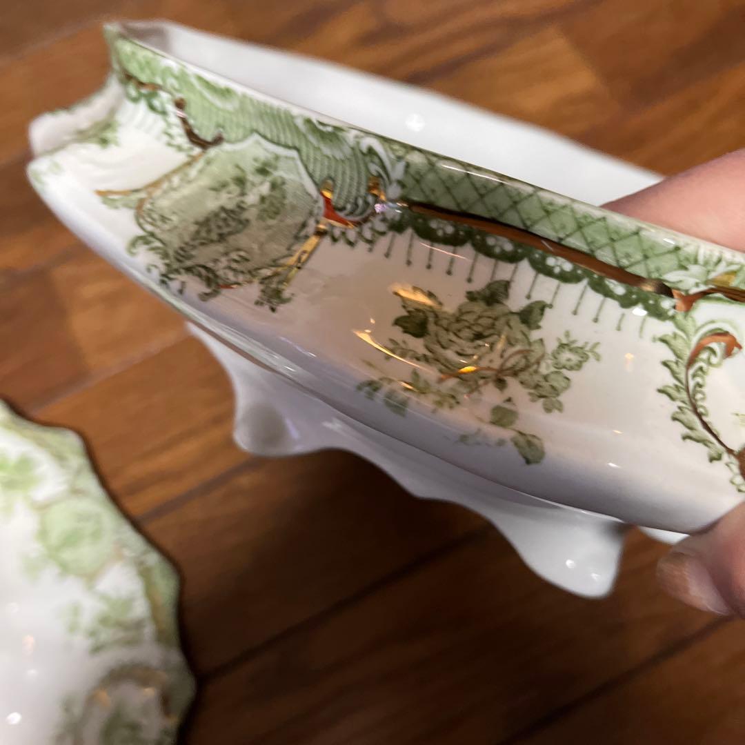 限定最終アンティークウェッジウッド高額キャセロールヴィンテージ形が