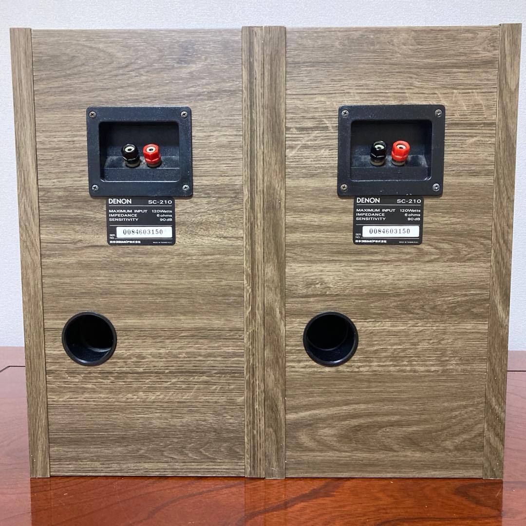 希少の逸品】Denon SC-210 スピーカー デノン 2ウェイスピーカー
