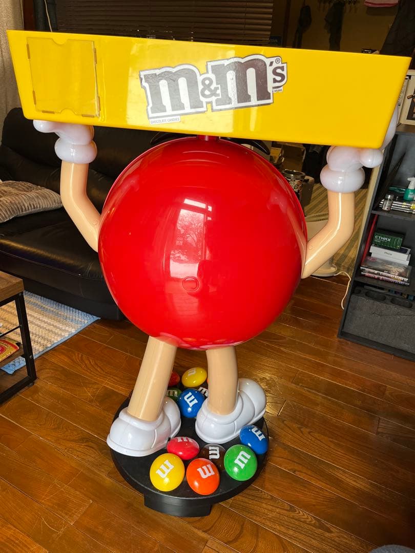 m&m's 特大ディスプレイ レッド 非売品 美品 エムアンドエムズ