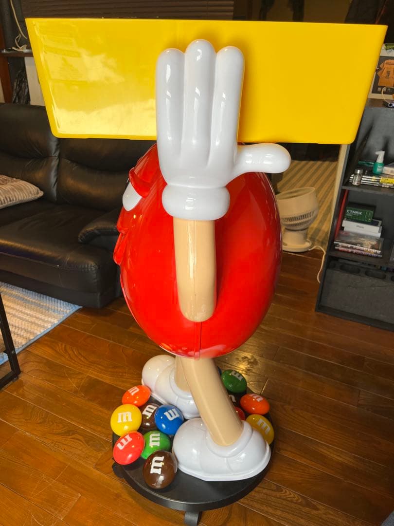 m&m's 特大ディスプレイ レッド 非売品 美品 エムアンドエムズ