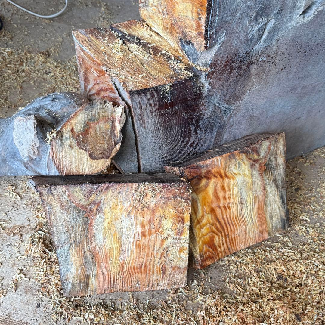 177肥松　木製シャーペン　最強低重心溝付き　ステンレス