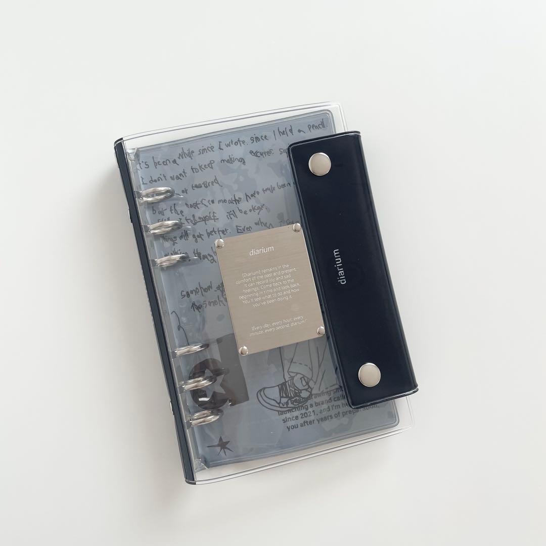 早い者勝ち 韓国 貯金 バインダー カバー A6 pvc diarium D PVC