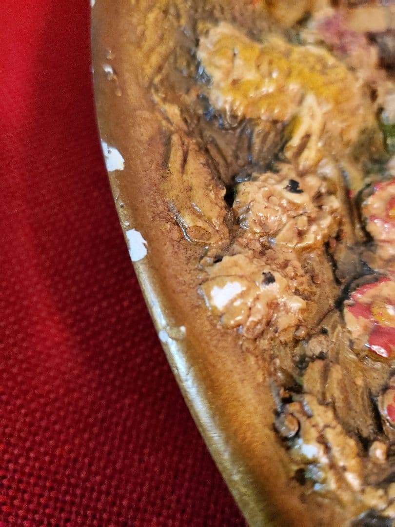 英国 アンティーク 壁掛け 陶器