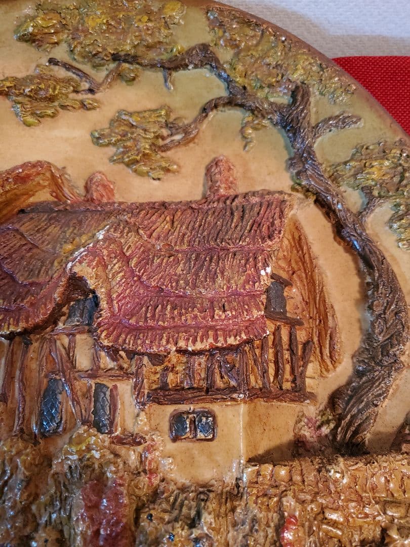 英国 アンティーク 壁掛け 陶器