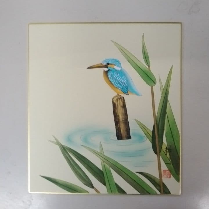 値引き中！十二ヶ月の風雅な手描き色紙　肉筆色紙季節の彩り二十四葉