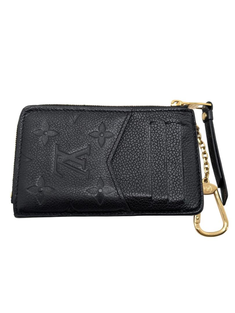 ヴィトン ポルトカルト レクトヴェルソ ケース アンプラント ブラック