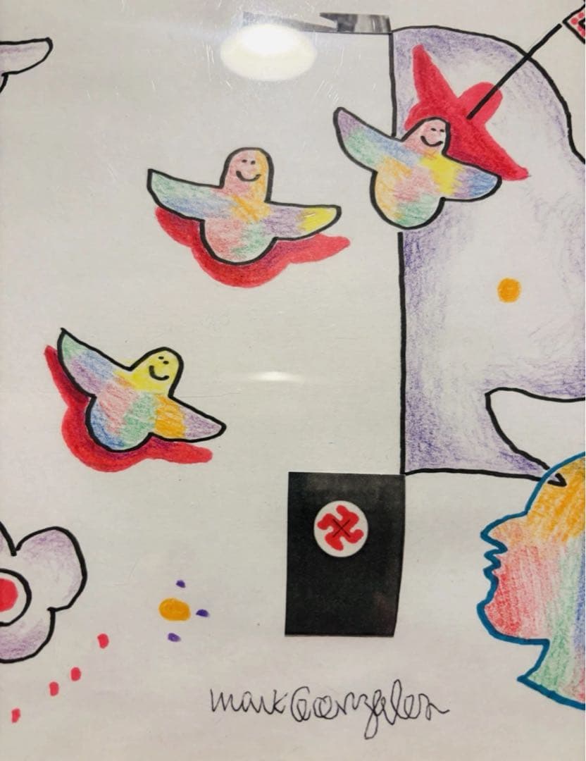 Mark gonzales マークゴンザレス 原画 アートsupreme