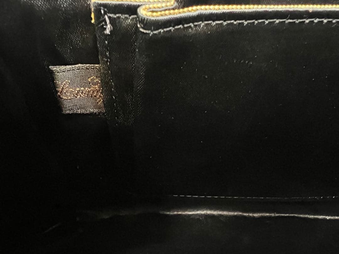 LUMY ルミー はしもと 皇室御用達 ビーズ パーティーバッグ クラッチ 黒