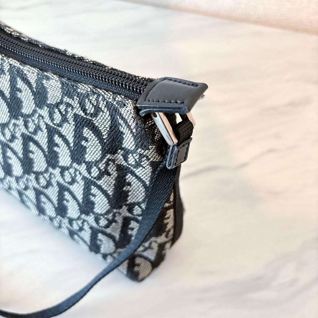 大人気 Dior ディオール 黒 トロッター ショルダーバッグ ミニバッグ