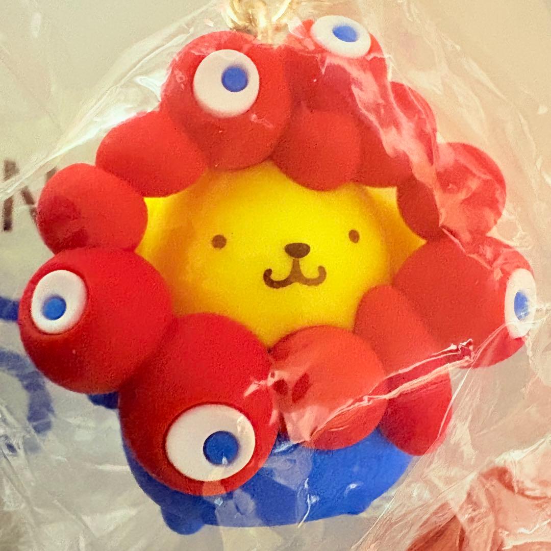 ポムポムプリン 4個セット モノクロ・ミャクミャク・推しキーホルダー
