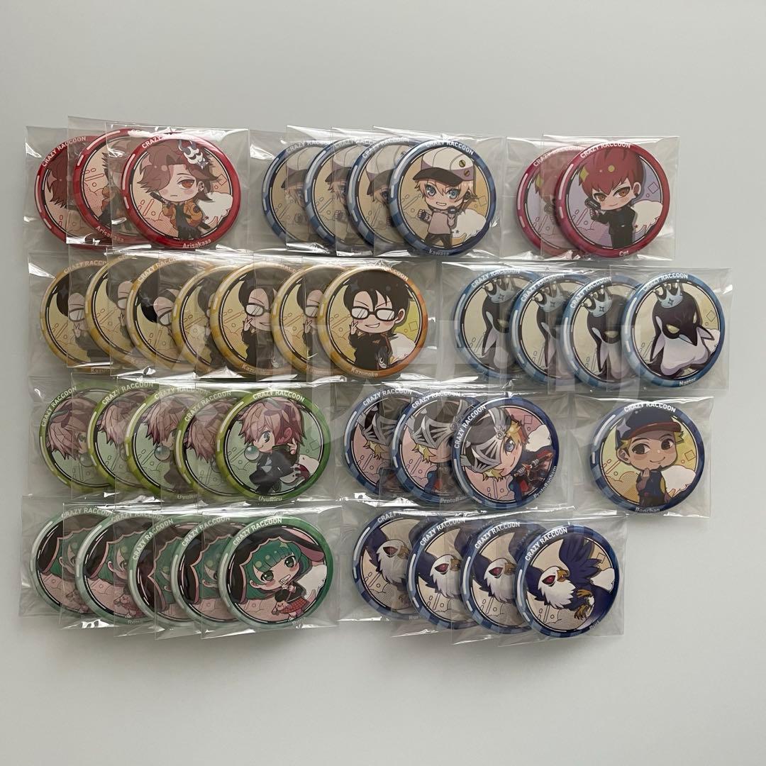CrazyRaccoon CR CRストア 缶バッジ