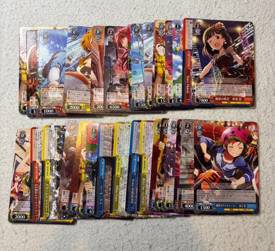 ヴァイスシュヴァルツ アイドルマスター ミリオンライブ カードまとめ
