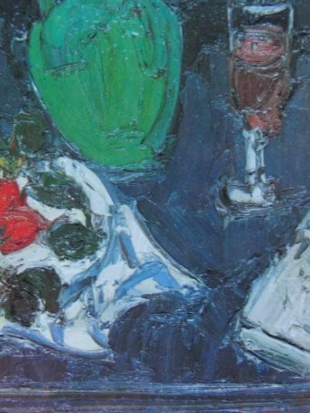 アンドレ・コタボ、【静物】、希少な額装用画集より、新品額装付、状態良好