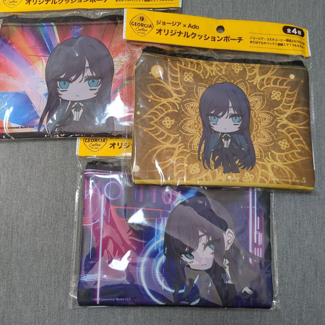 Ado x GEORGIA オリジナルポーチ 3点セット - メルカリ