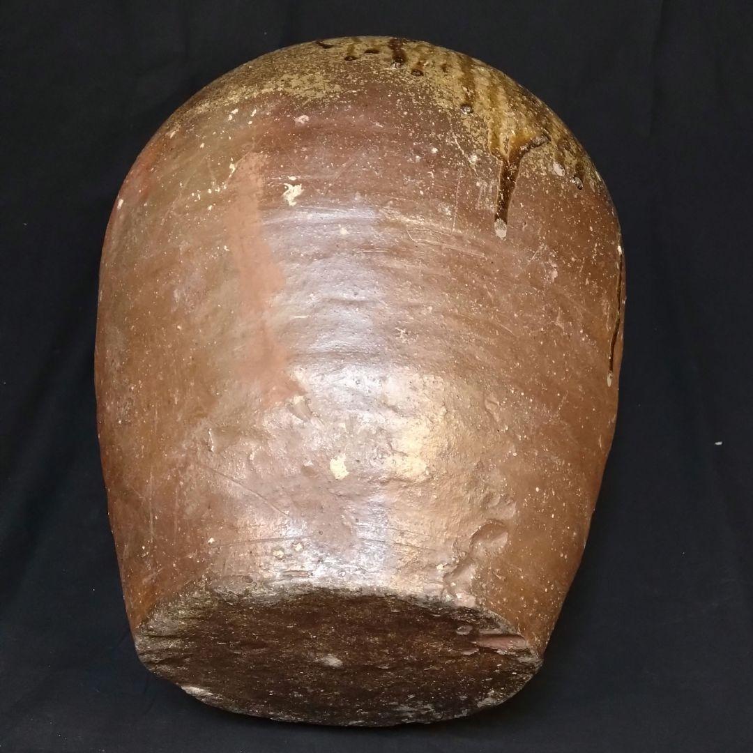 出来最高 備前 古備前 櫛目直線波状文 桂又三郎鑑定書 玉垂れ壷 窯