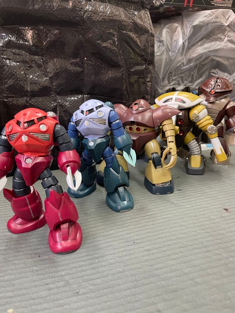 1/144HGシャア専用ズゴックズゴックアッガイゴックジュアッグ素組完成