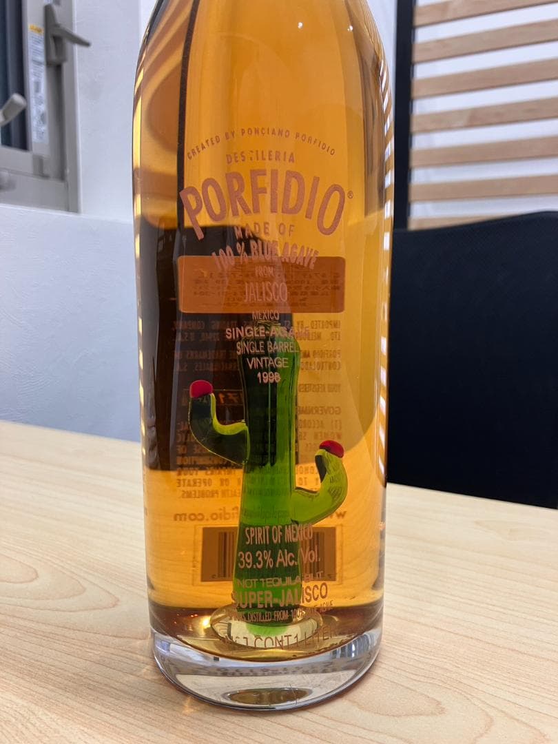 j*n様 限定1000本 テキーラ ポルフィディオ クリスタル アネホ 39.3