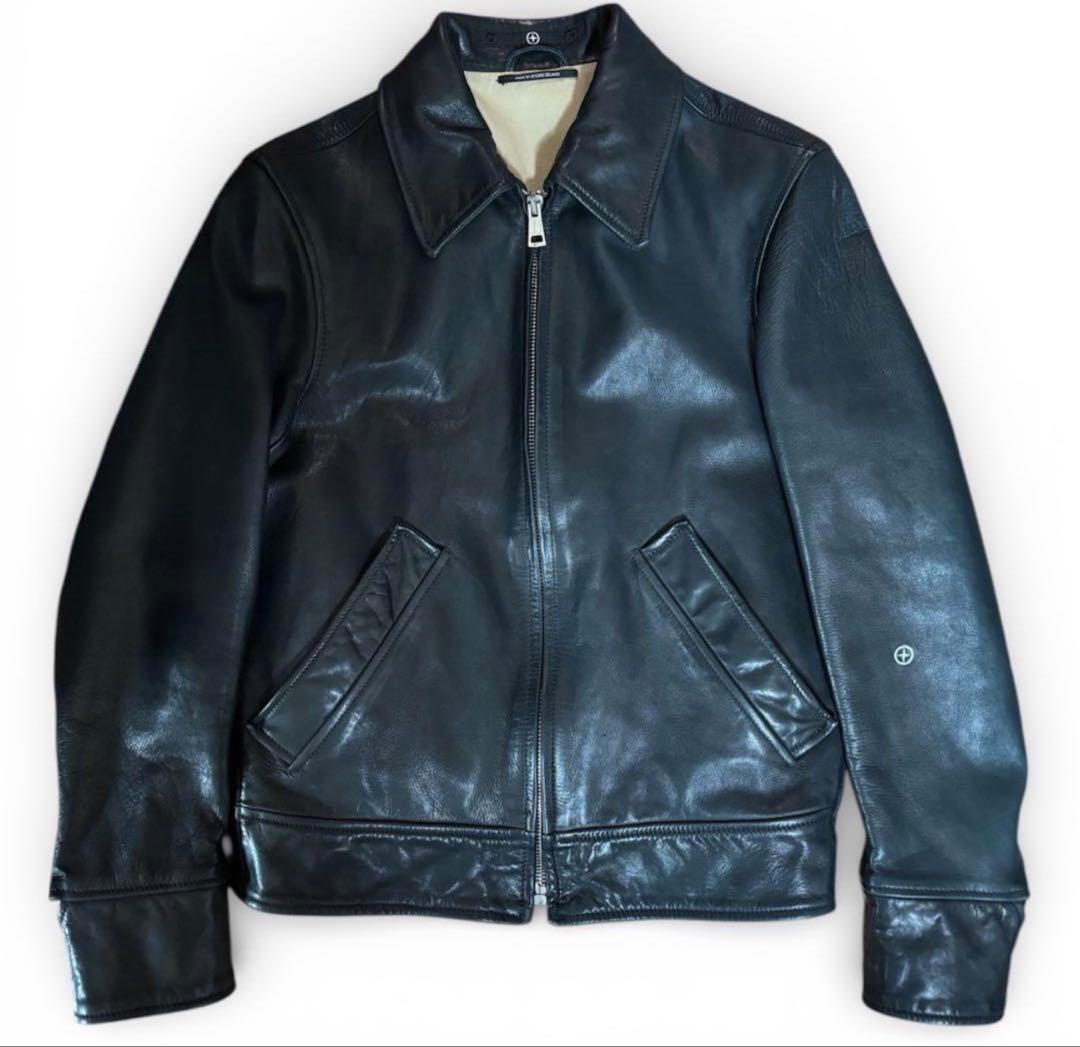 STONE ISLAND 05AW シングルライダース レザー ARCHIVE - メルカリ