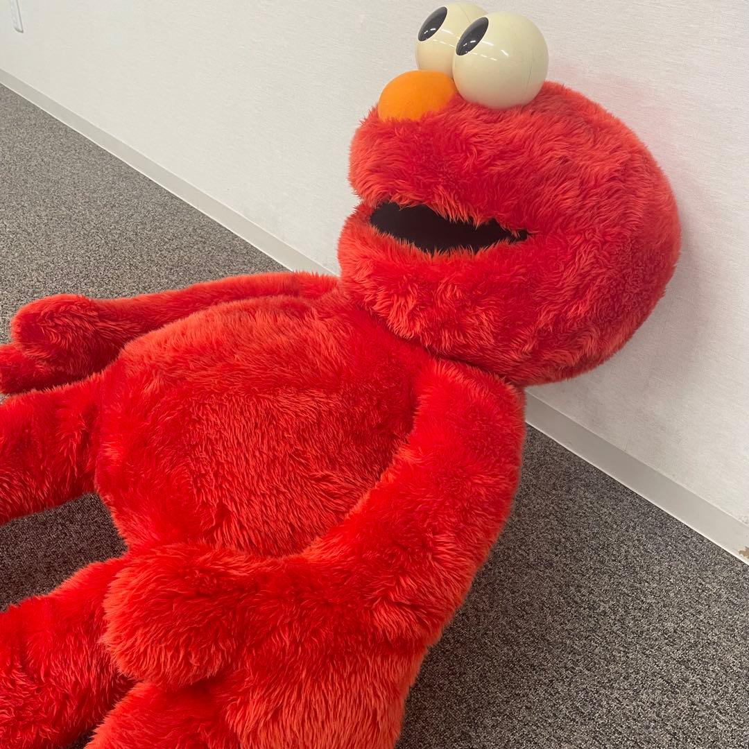 【希少】140cm エルモ ぬいぐるみ 特大 セサミストリート