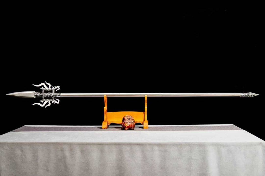 三芒贯月 分割式模造槍 武具 舞踊刀 古兵器