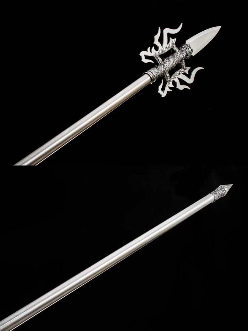 三芒贯月 分割式模造槍 武具 舞踊刀 古兵器