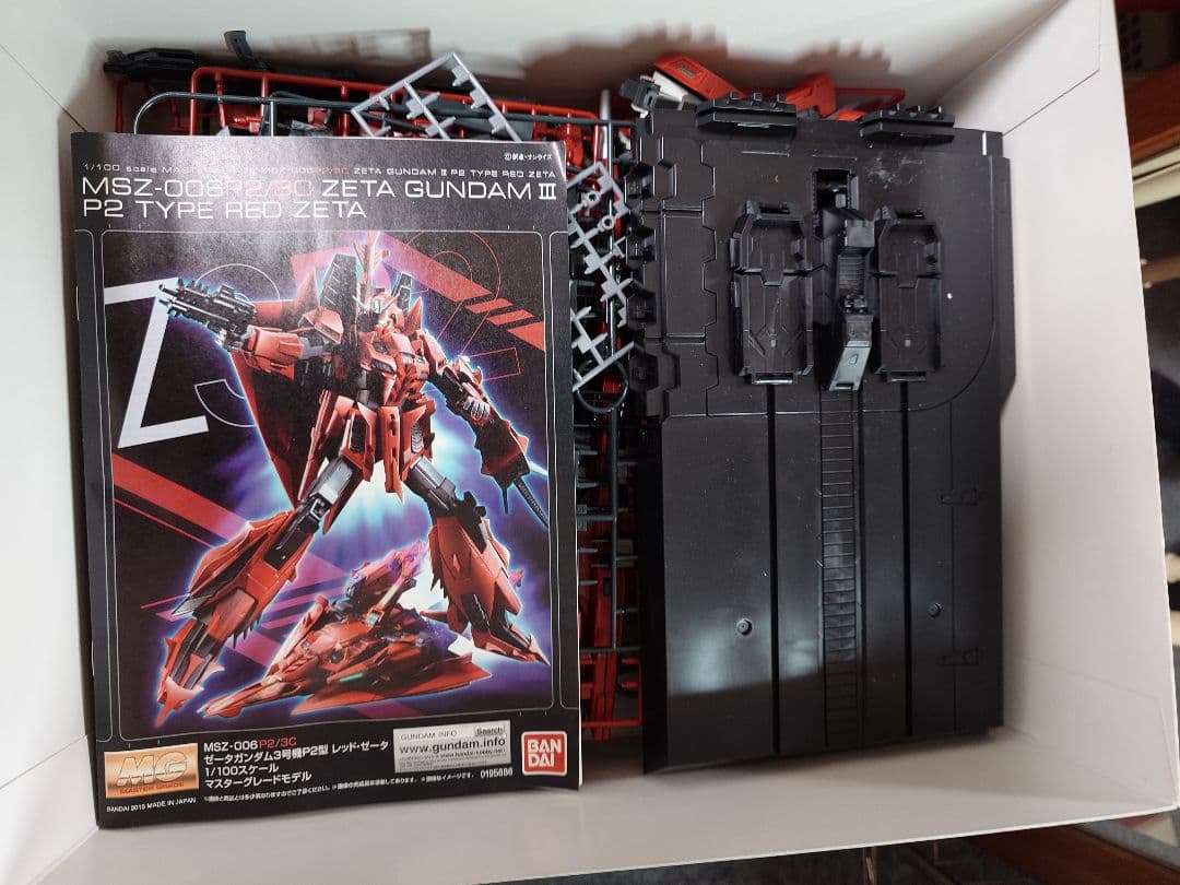 プレバン限定ZETA GUNDAM III P2 RED ZETA（仮組みのみ）