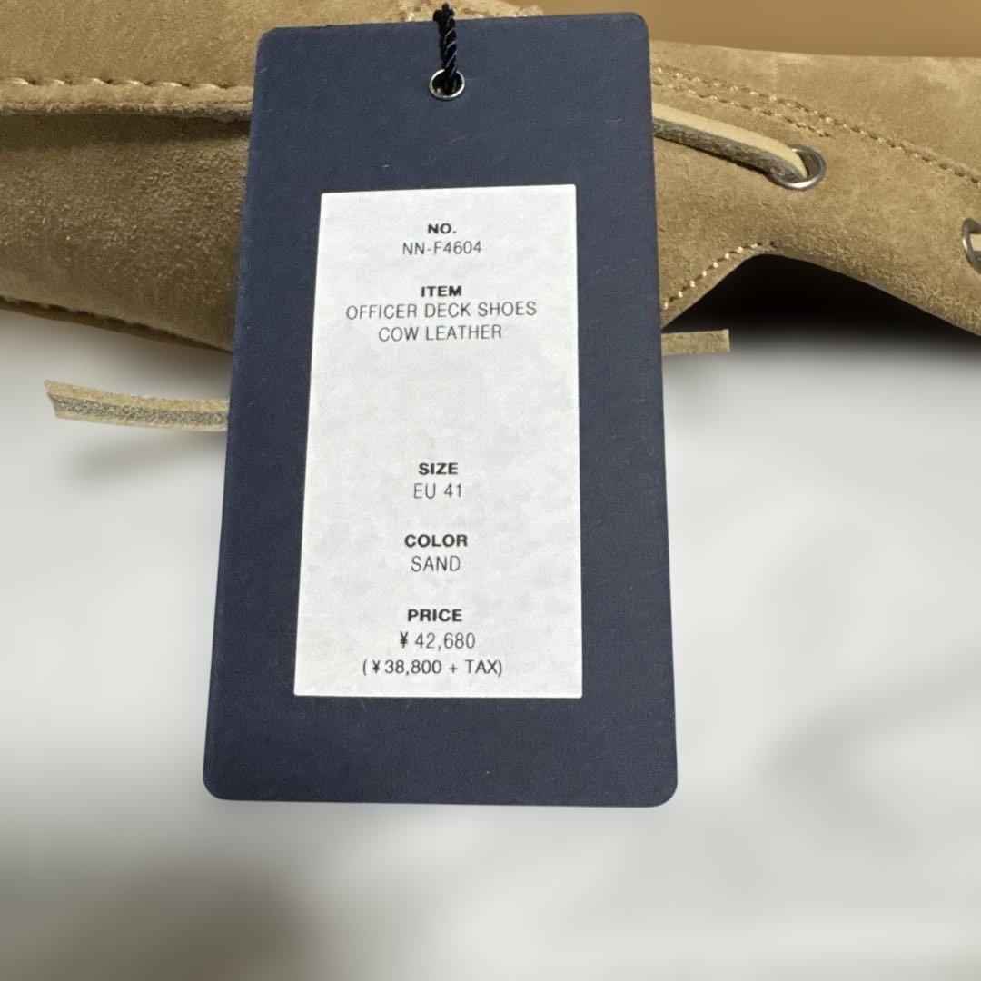 靴 nonnative OFFCER DECK SHOES COW LEATHER